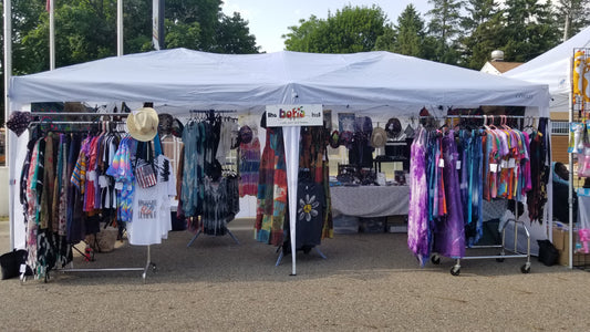 The Boho Hippie Hut kicks off the summer at Gizzard Fest in Potterville Michigan