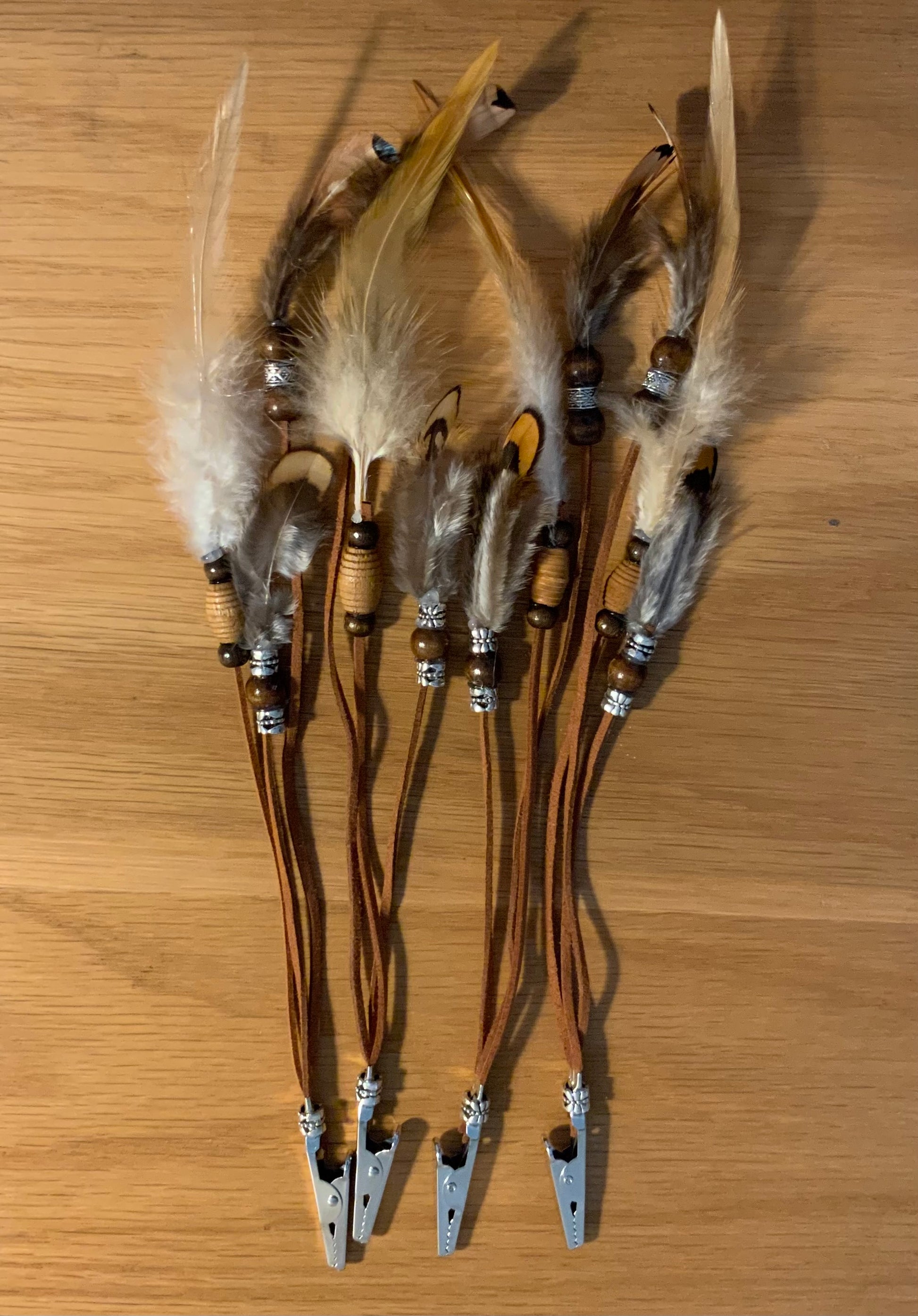 Short Feather Roach Clips
