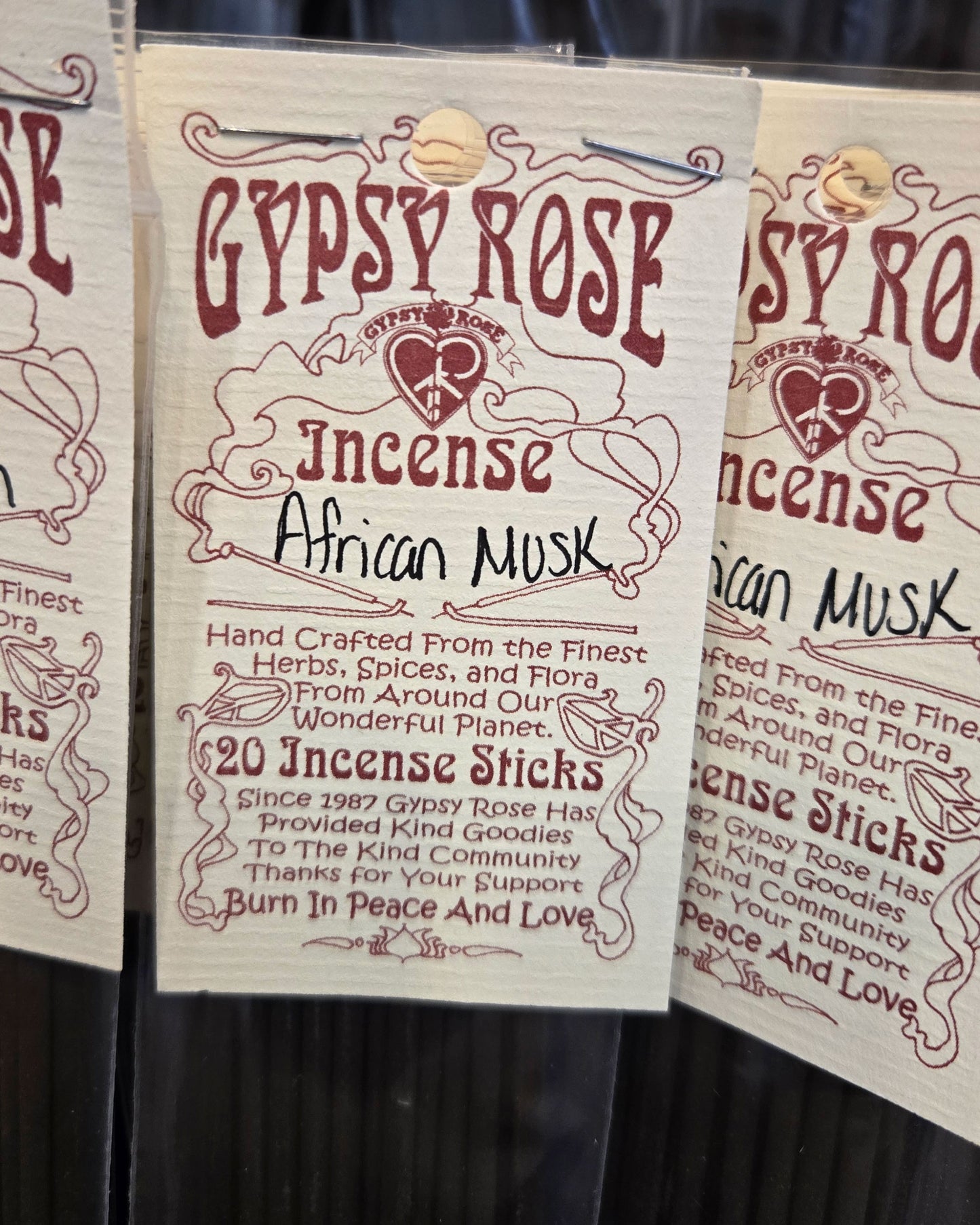 african musk incense sticks