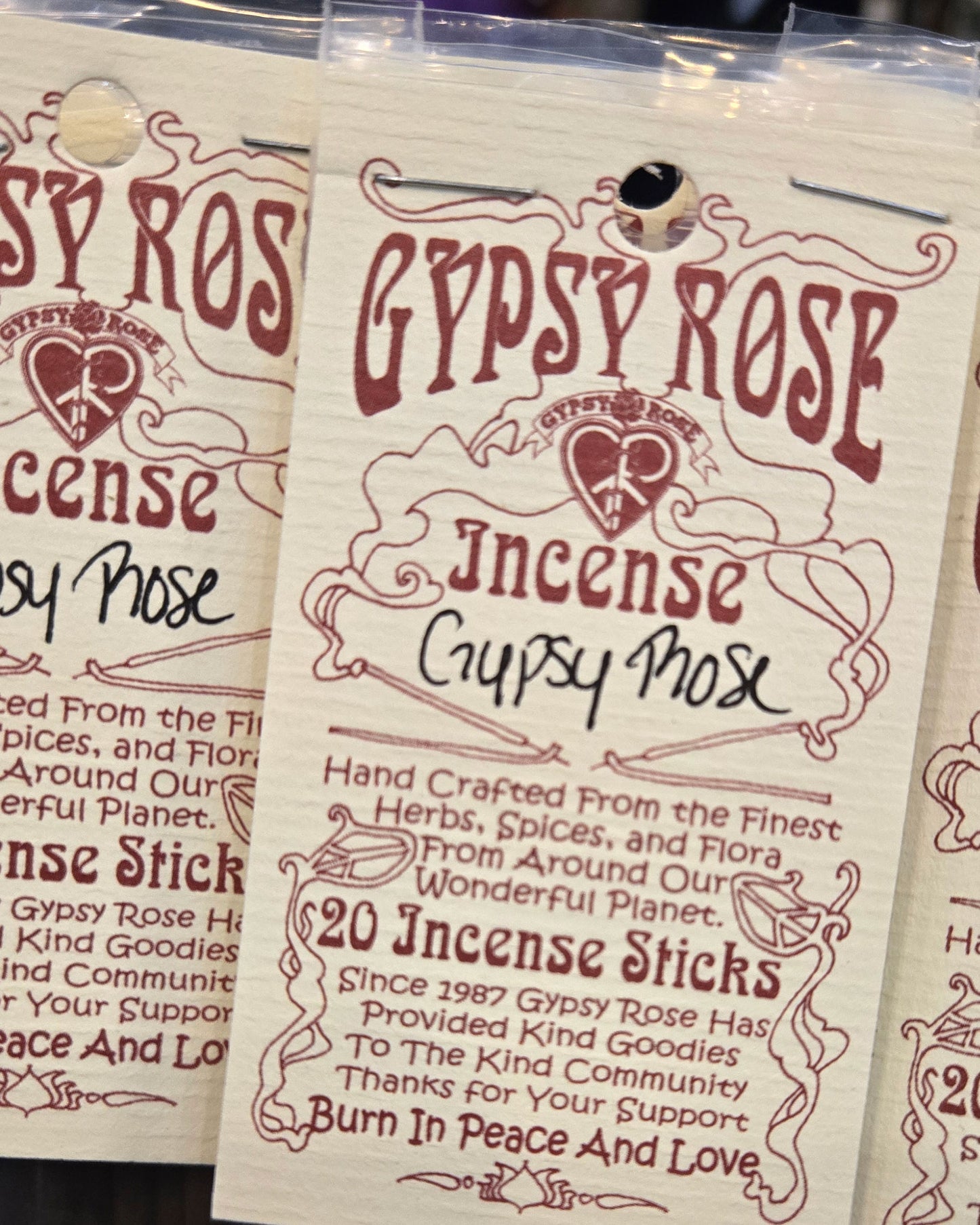 gypsy rose incense sticks