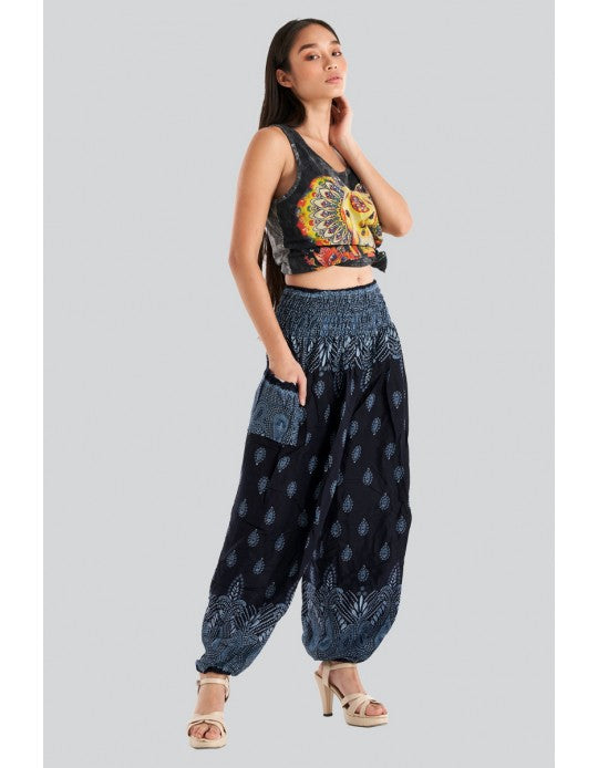 Teardrop harem pants