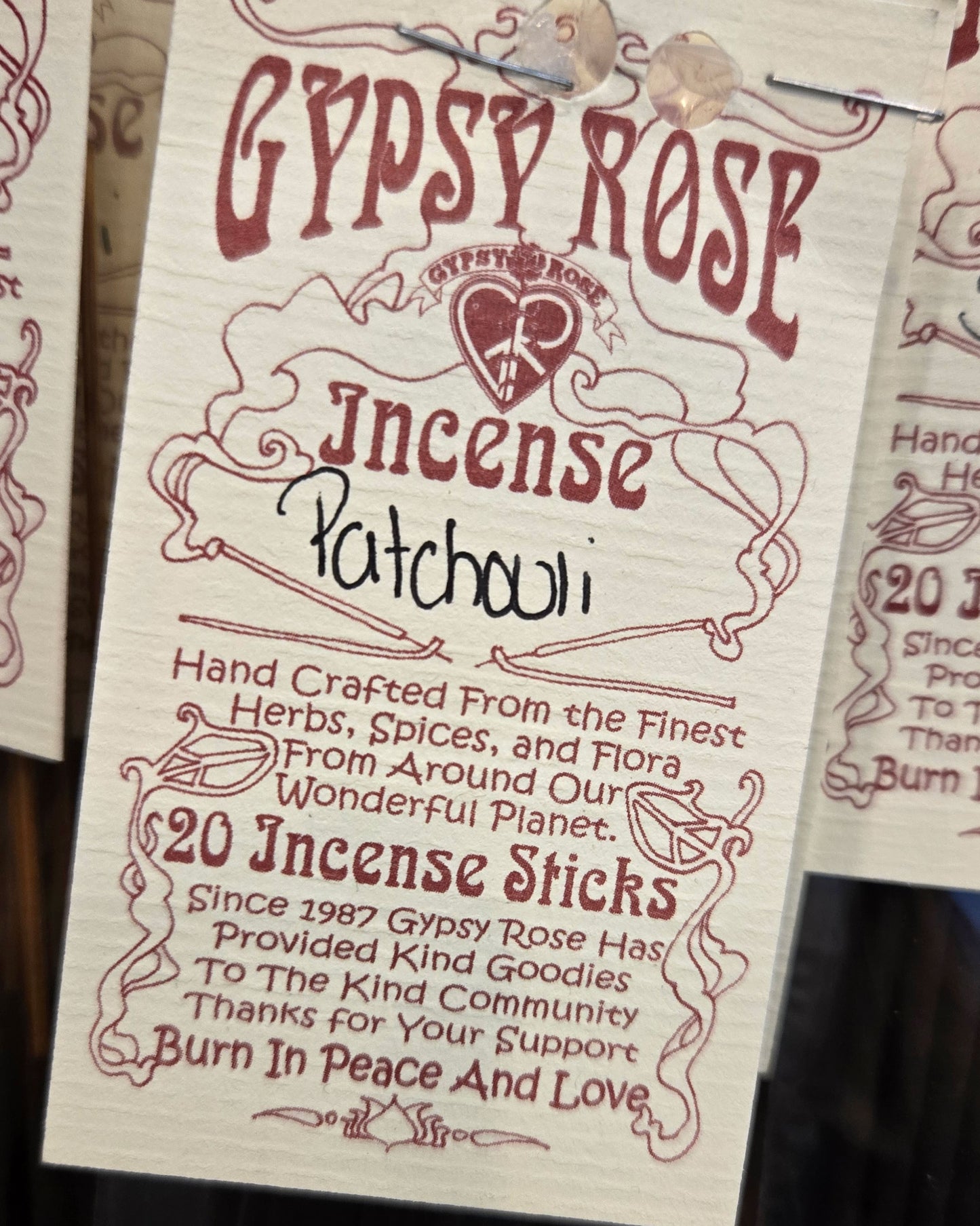 patchouli incense sticks