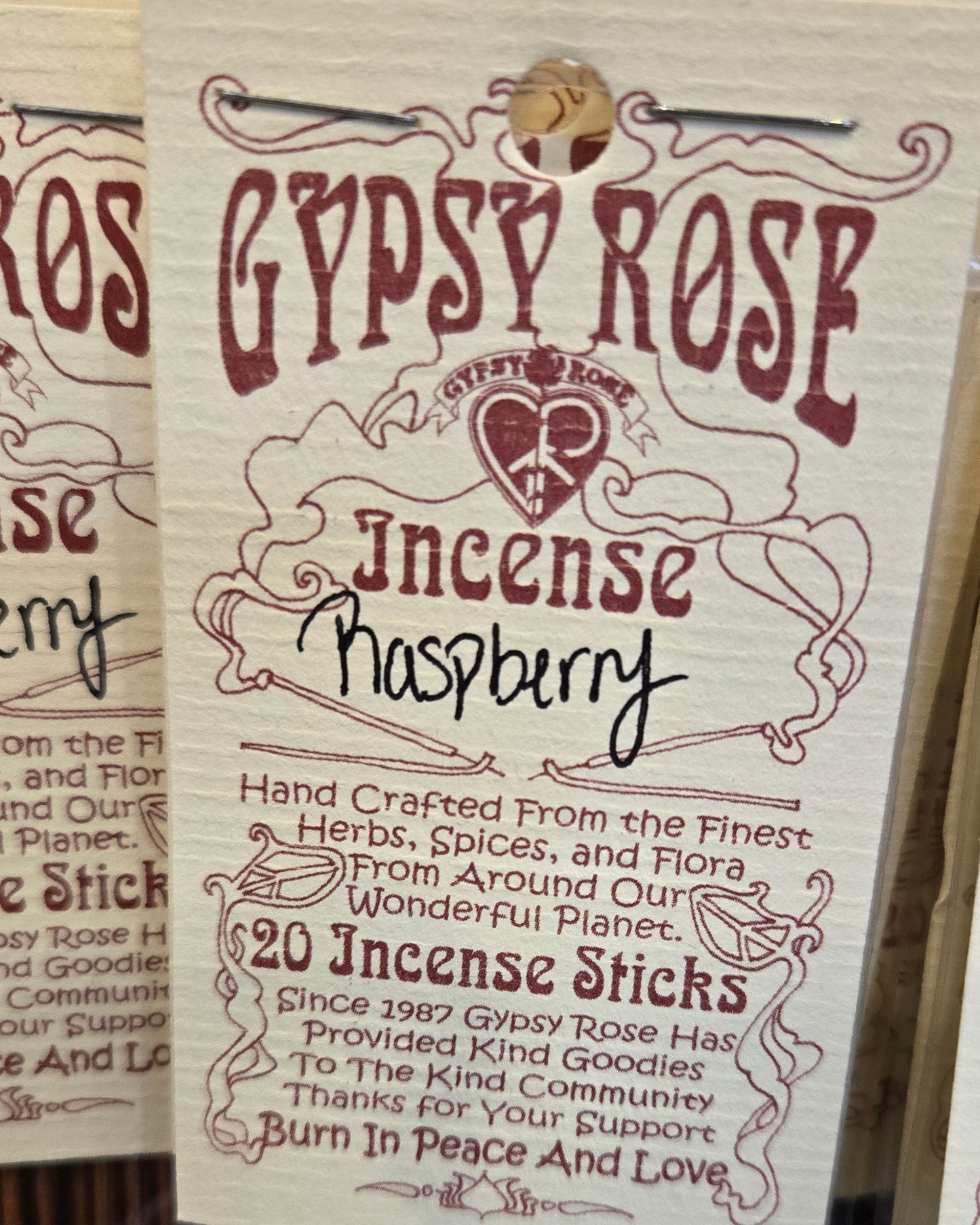 raspberry incense sticks