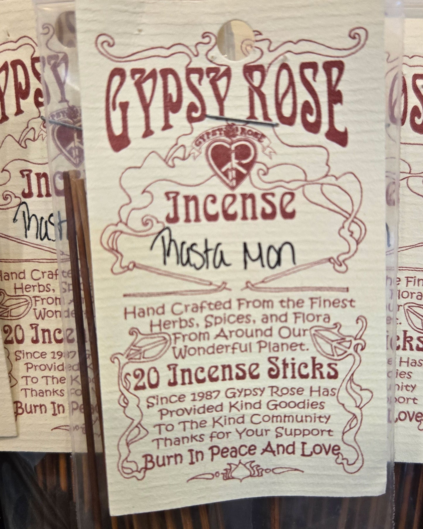 rasta mon incense sticks