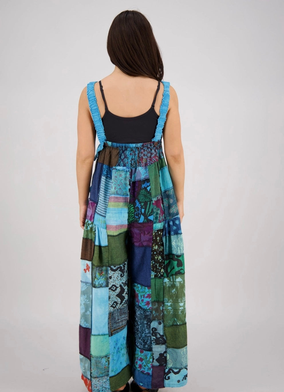 Patchwork Overalls