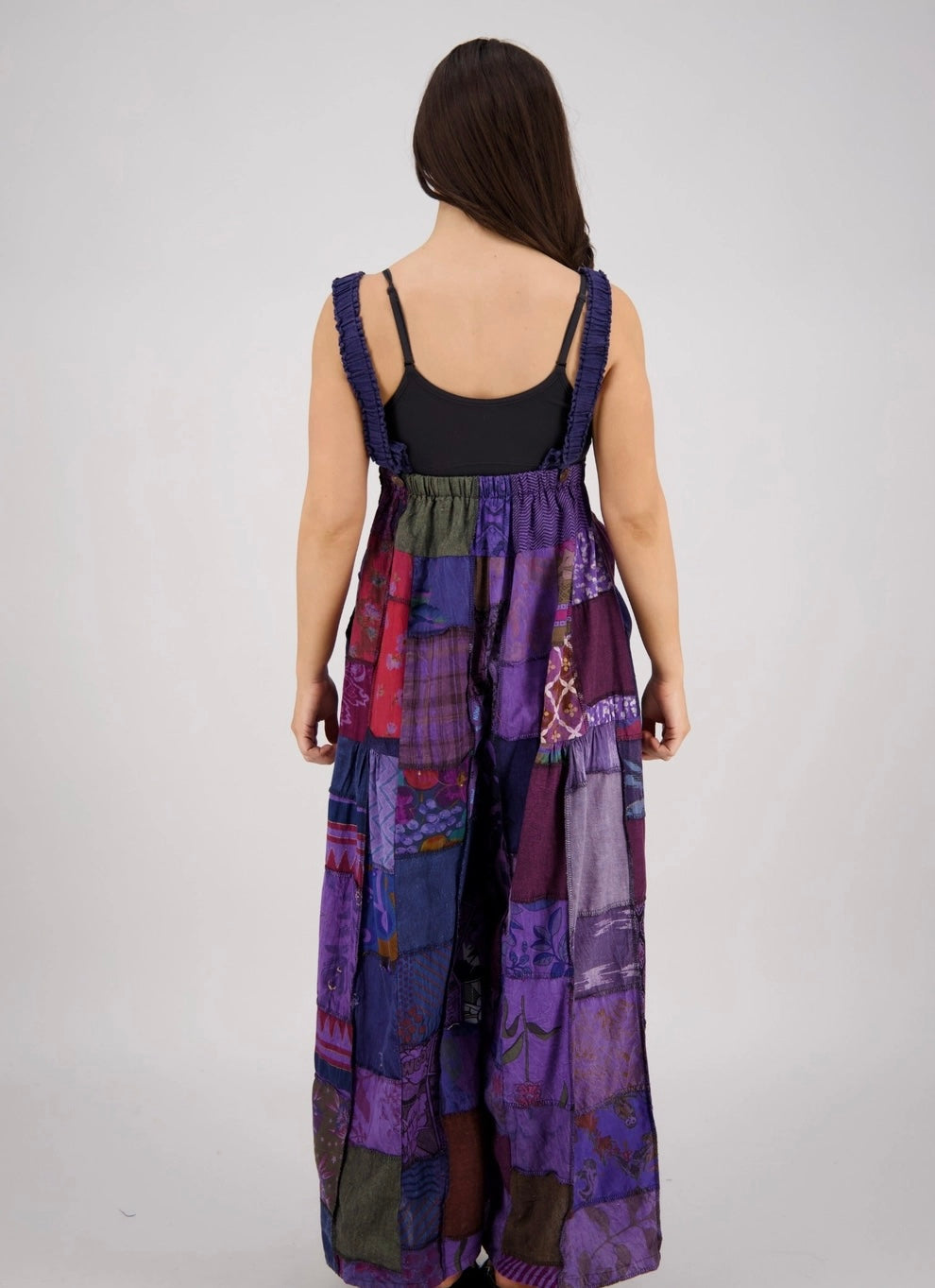 Patchwork Overalls