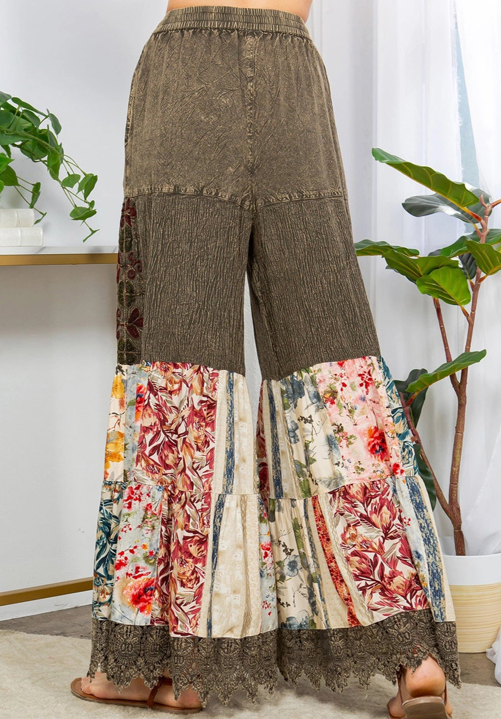 Bohemian Wide Leg Pants