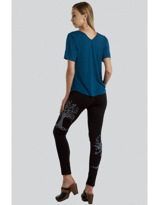 black tree of life leggings