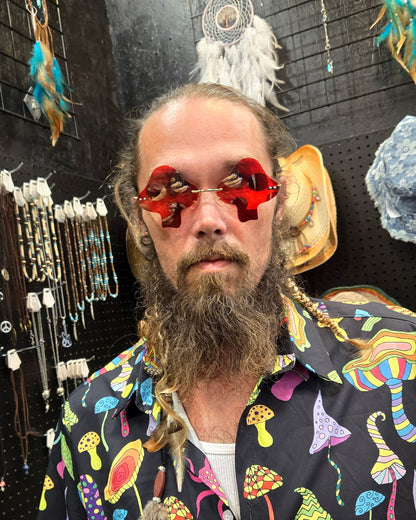 mushroom sunglasses front view