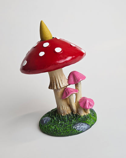 mushroom backflow incense burner