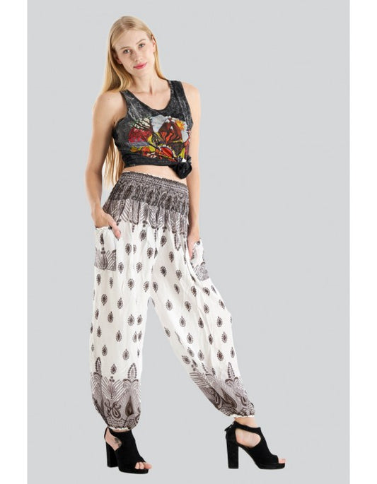 Teardrop harem pants