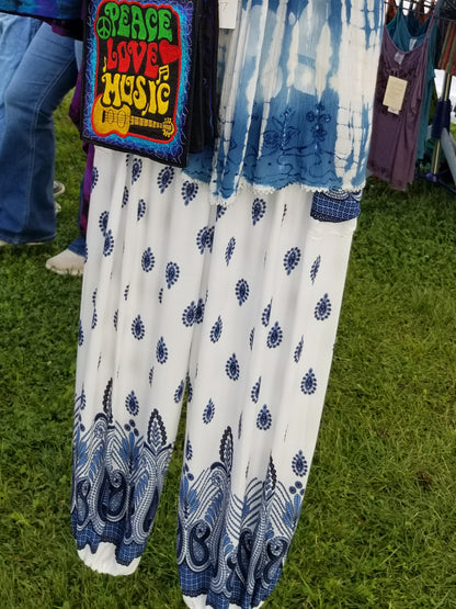 Teardrop harem pants